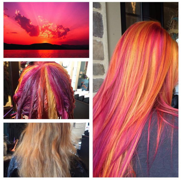 sunset hair